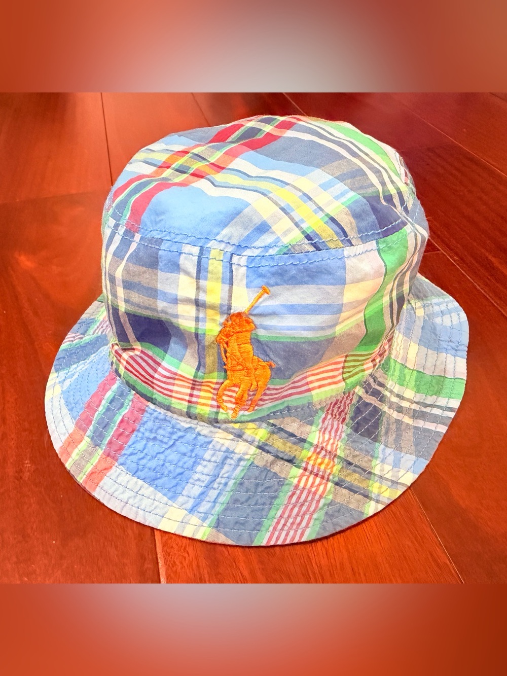 Polo by Ralph Lauren Kids Plaid Bucket Hat, double sided